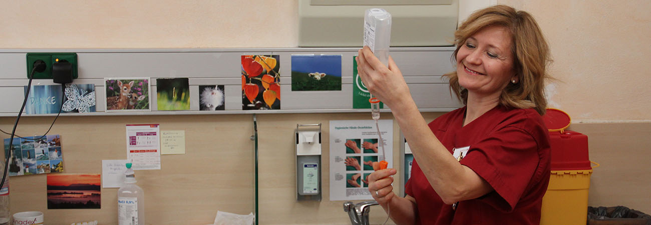 Richten der Infusionen